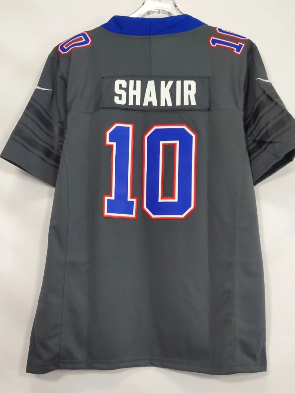 Khalil Shakir Gray Stitched Jersey Vapor